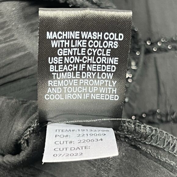 Torrid 2 Black Sheer Eyelash Stripe Short Sleeve Blouse Women’s 2X - Picture 9 of 10